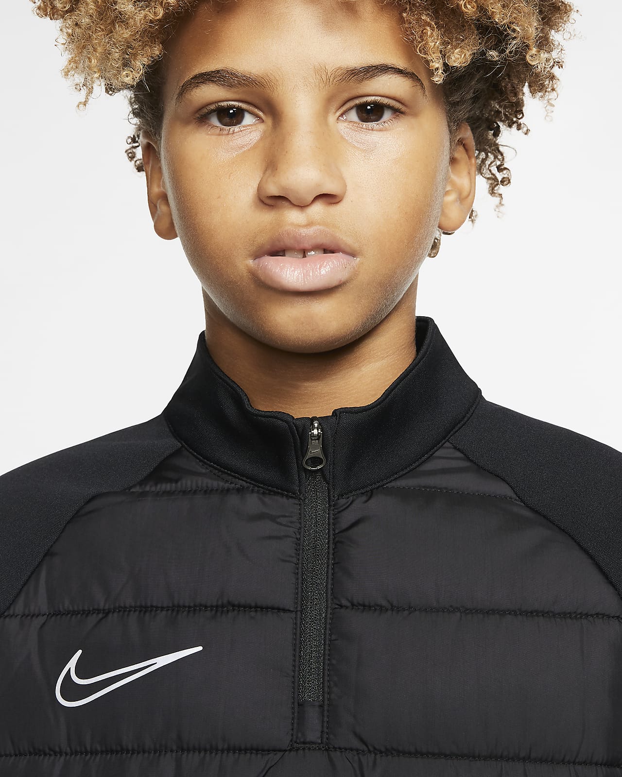 Nike Dri Fit Academy Winter Warrior Big Kids Soccer Drill Top Nike Jp