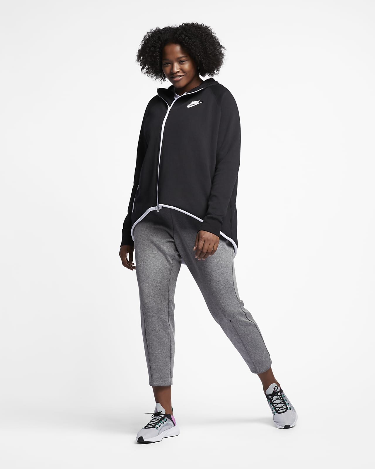 Nike Sportswear Tech Fleece Women's Full-Zip Cape (Plus Size). Nike CA