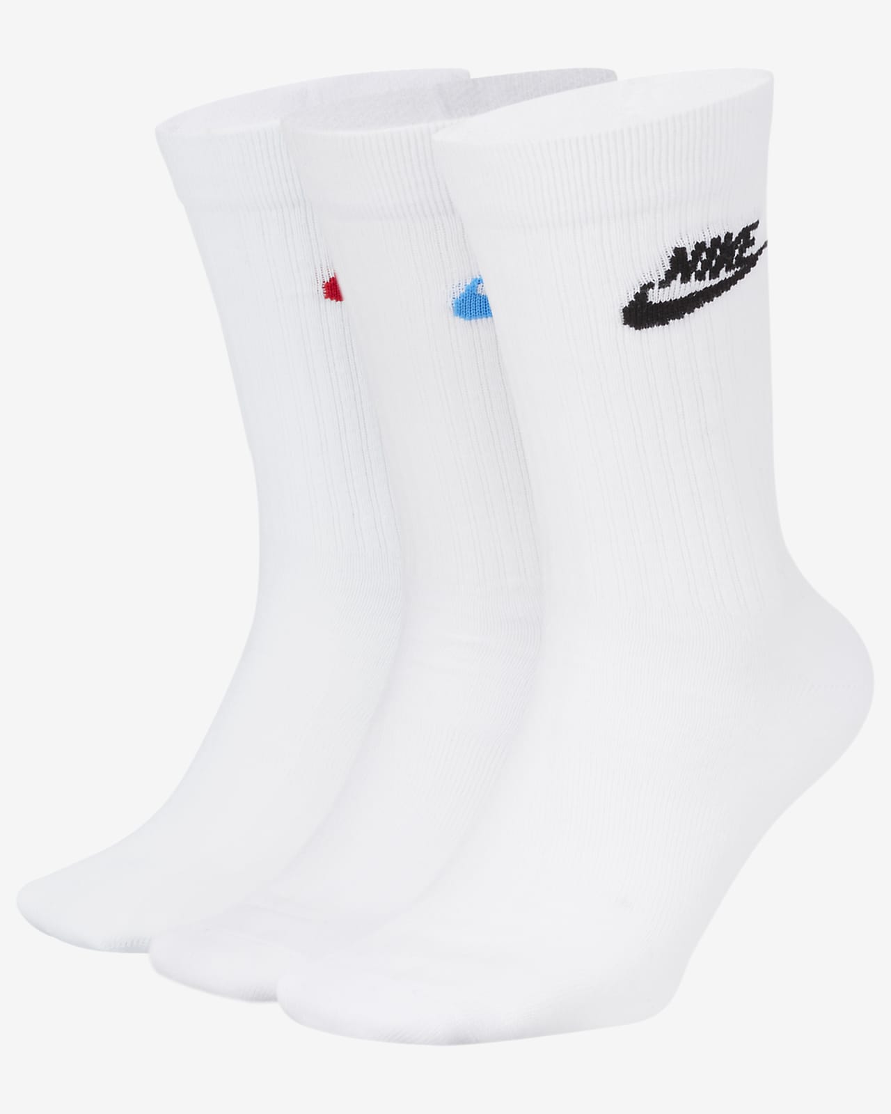 nike 3 pack basic cuff socks