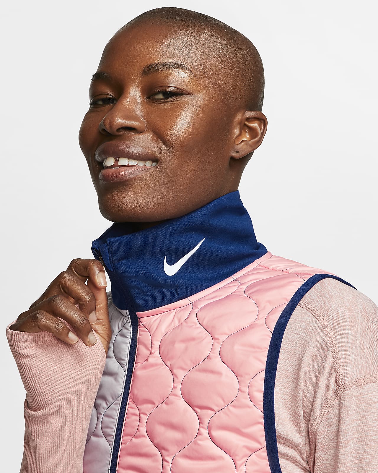 nike women's aerolayer running vest