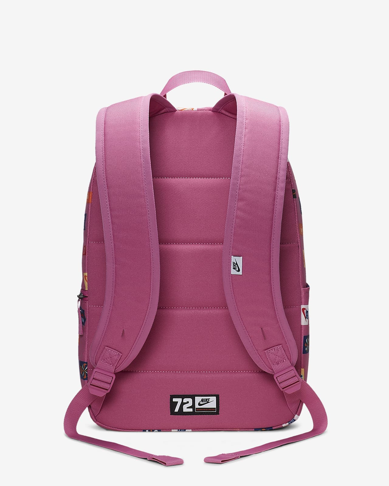 pink and purple nike backpack