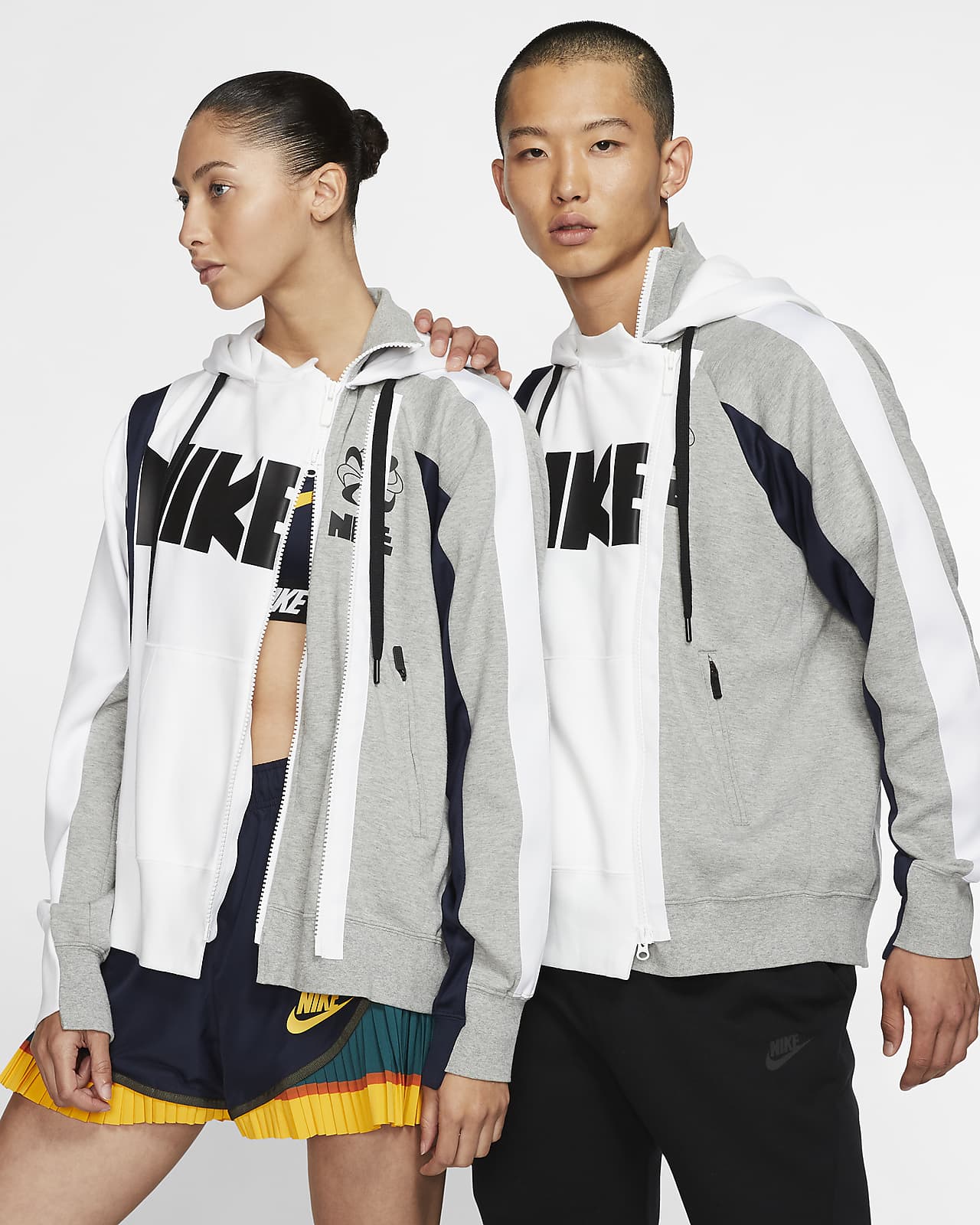 野党 nike × sacai ナイキ サカイ パーカー パーカー