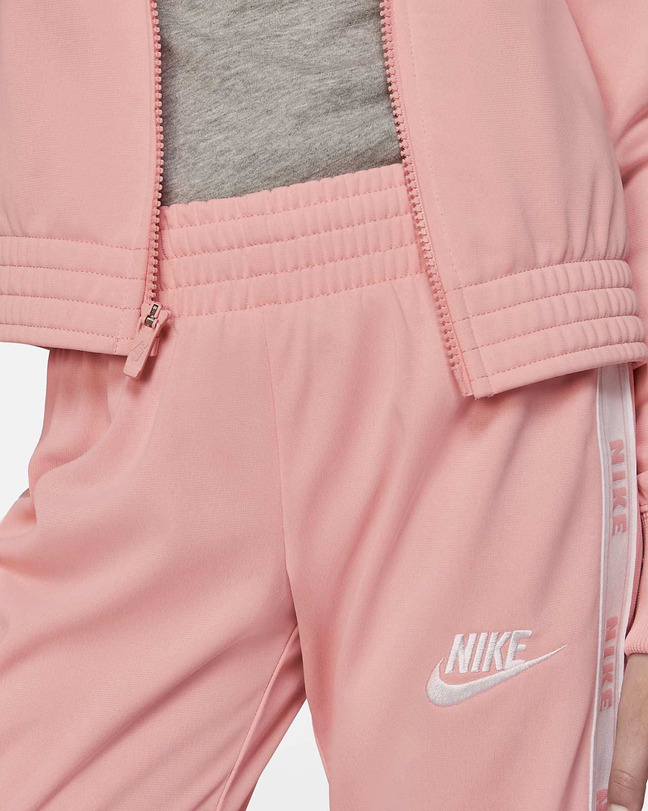 peach nike tracksuit