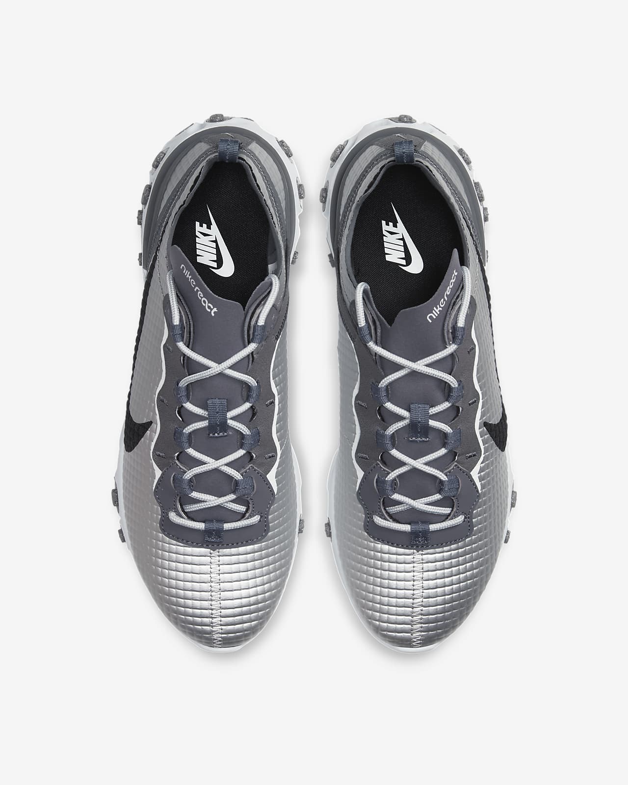 nike react element 55 metallic silver