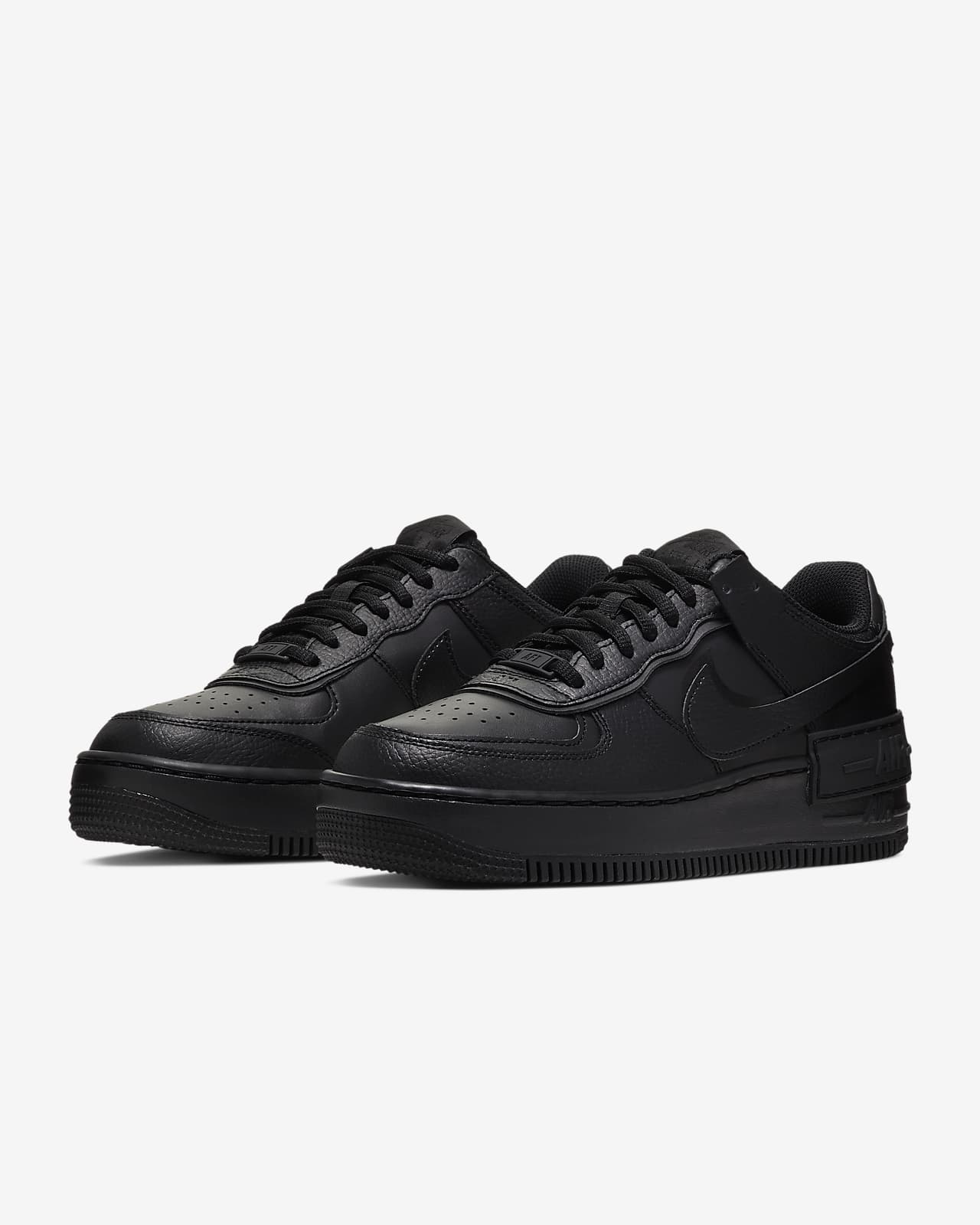 nike force 1 zwart wit