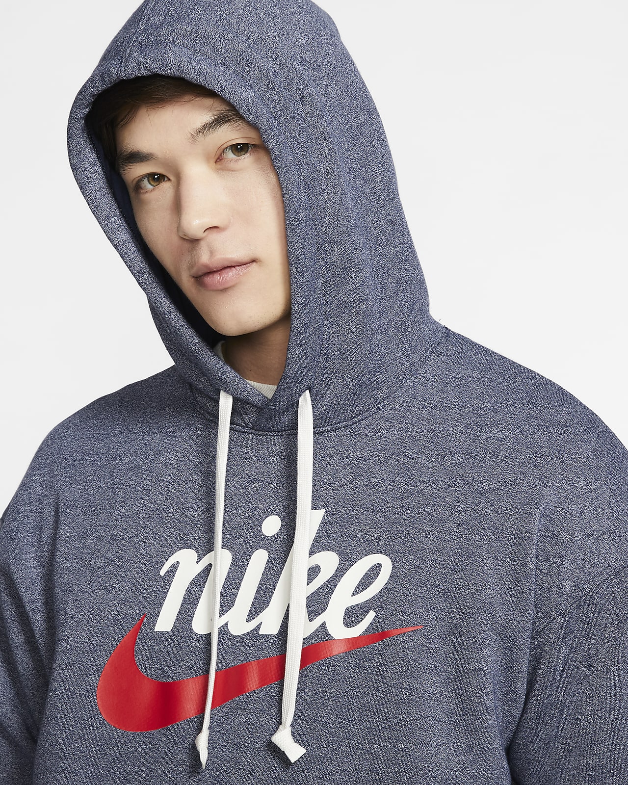 nike sportswear heritage men's graphic pullover hoodie