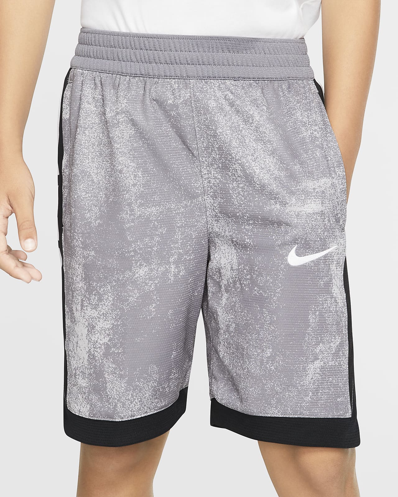 Nike Dri-FIT Elite Boys' Printed Basketball Shorts. Nike SG