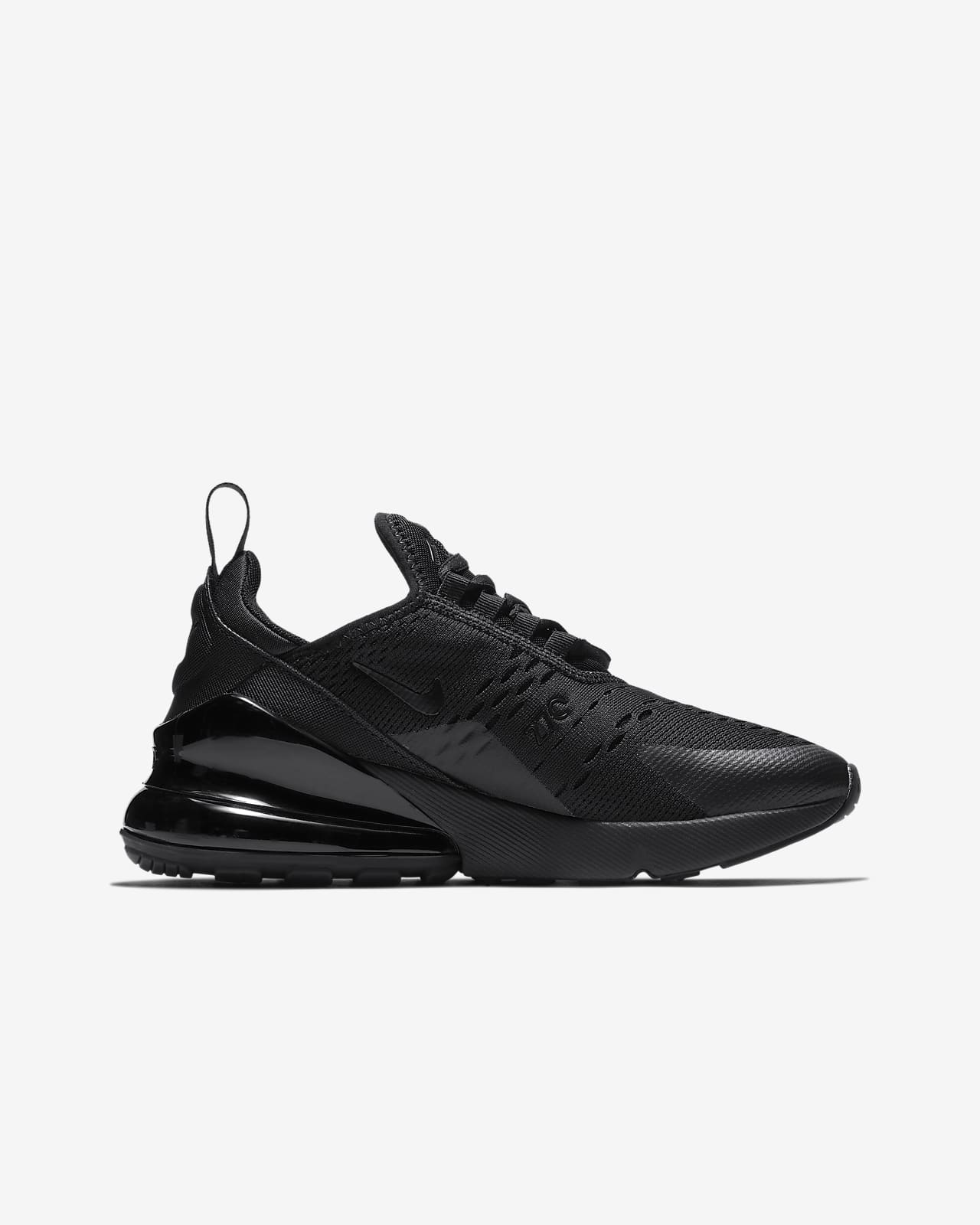 nike air max 270 black and white youth