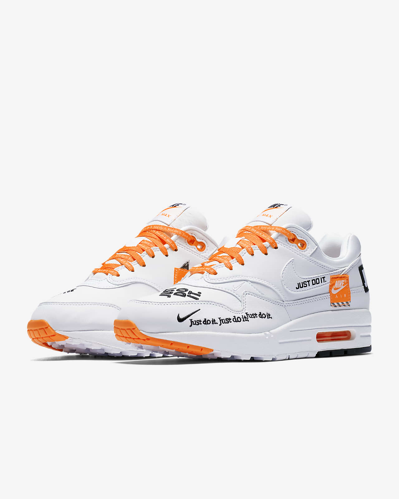 Nike Air Max 1 Just Do It White (Women's) - 917691-100 - US