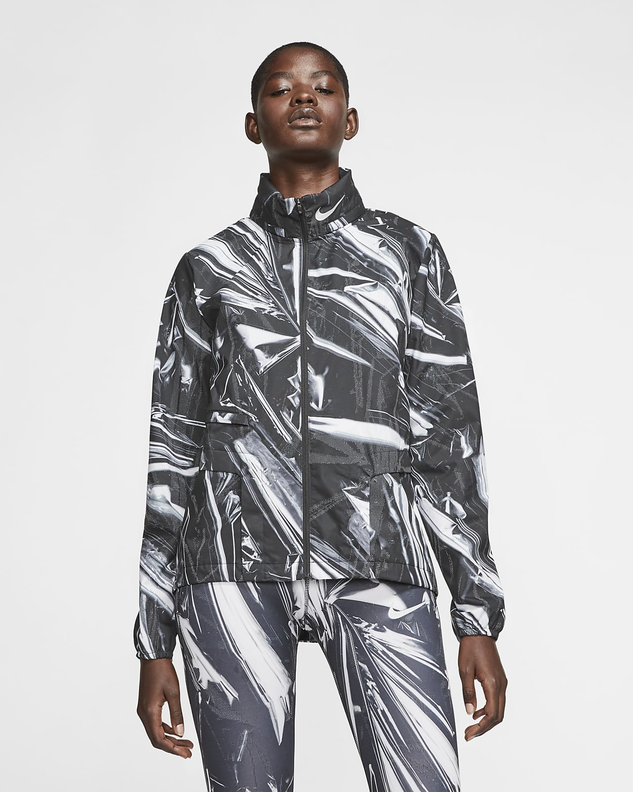 nike shield reflective jacket