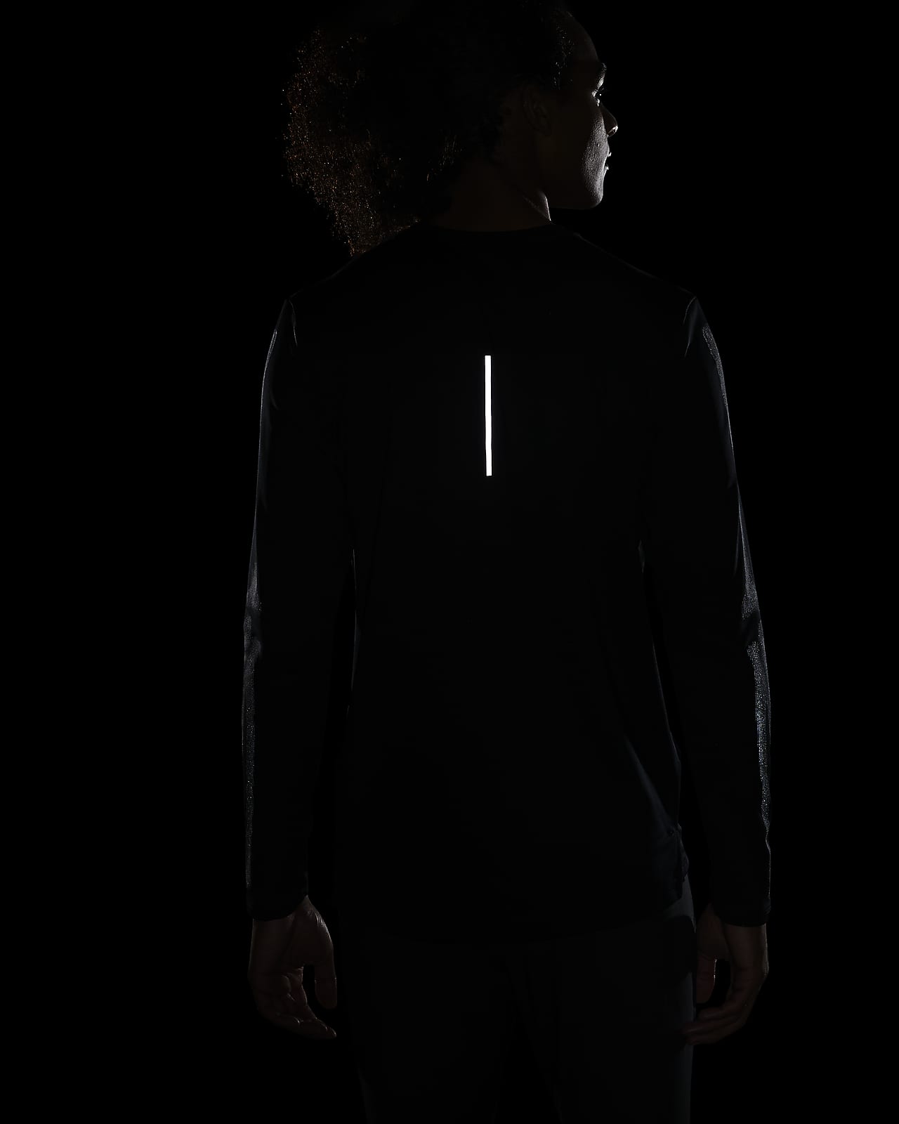 nike men's skeleton top black