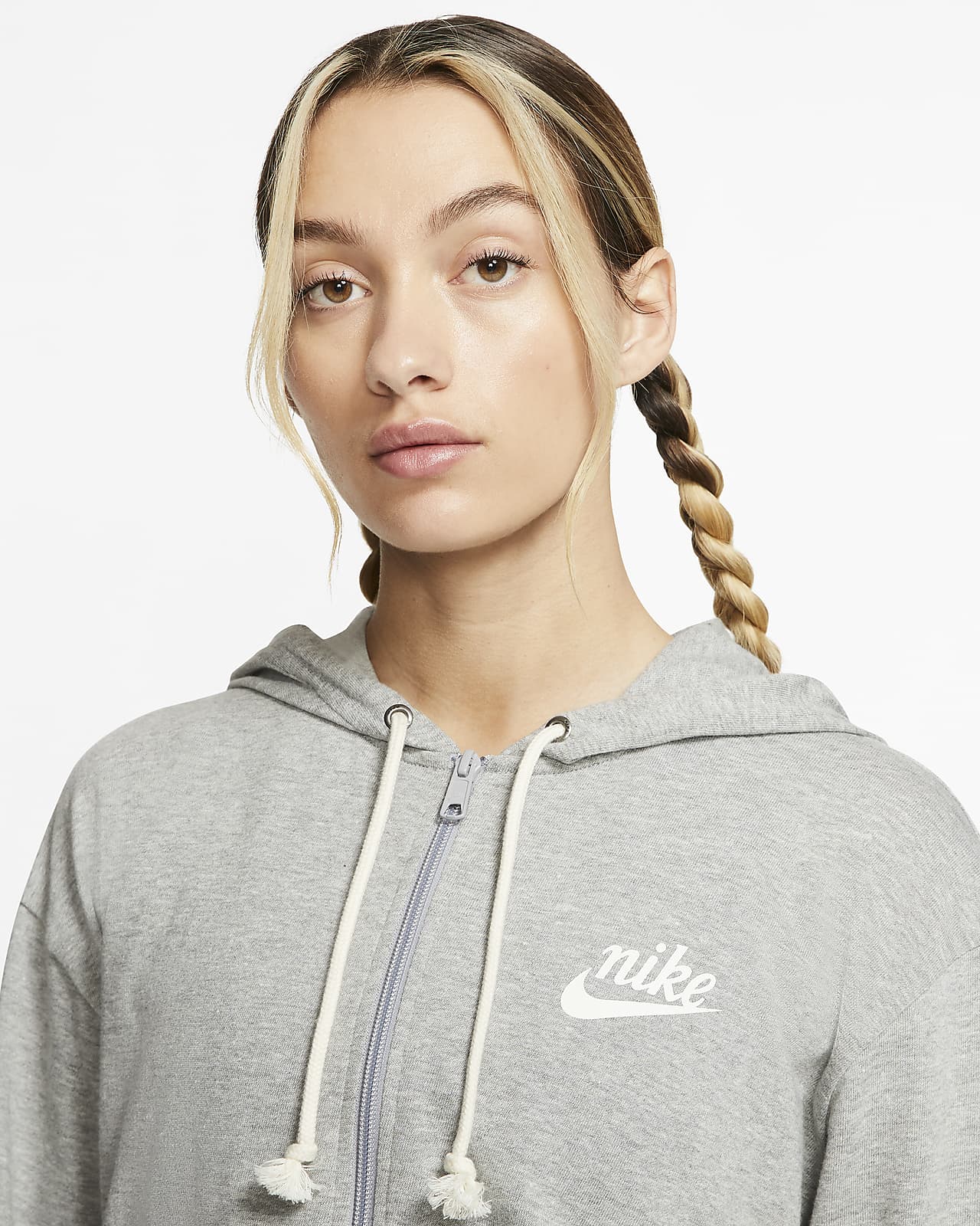 women's nike sportswear gym vintage hoodie