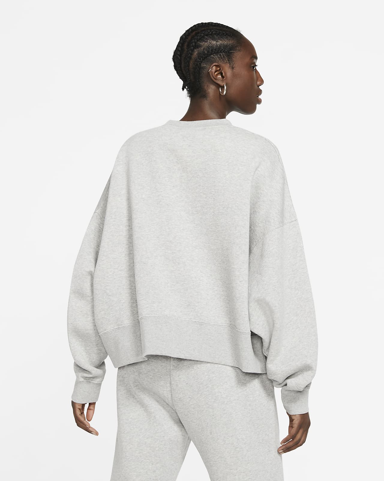 nike women's fleece crew sweatshirt