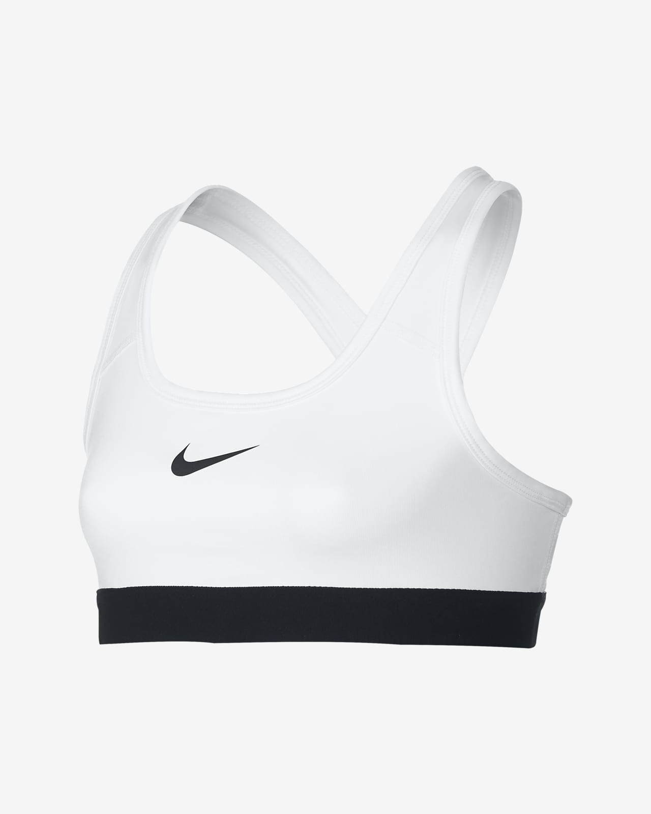 Nike Pro Sports Bra Nike Like the plain white tee or little black dress,  the Nike Pro Women's Sports Bra is minimalist …