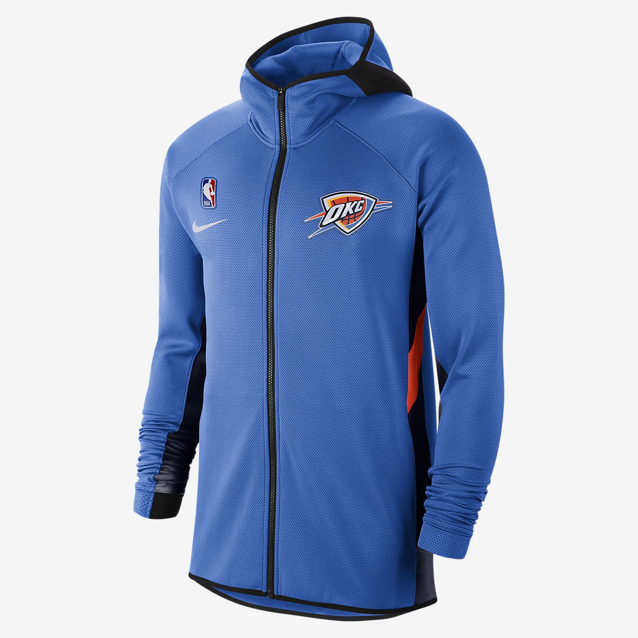 Oklahoma City Thunder Nike Therma Flex Showtime NBA Hoodie Oklahoma City Thunder Showtime Nike Therma Flex NBA Hoodie