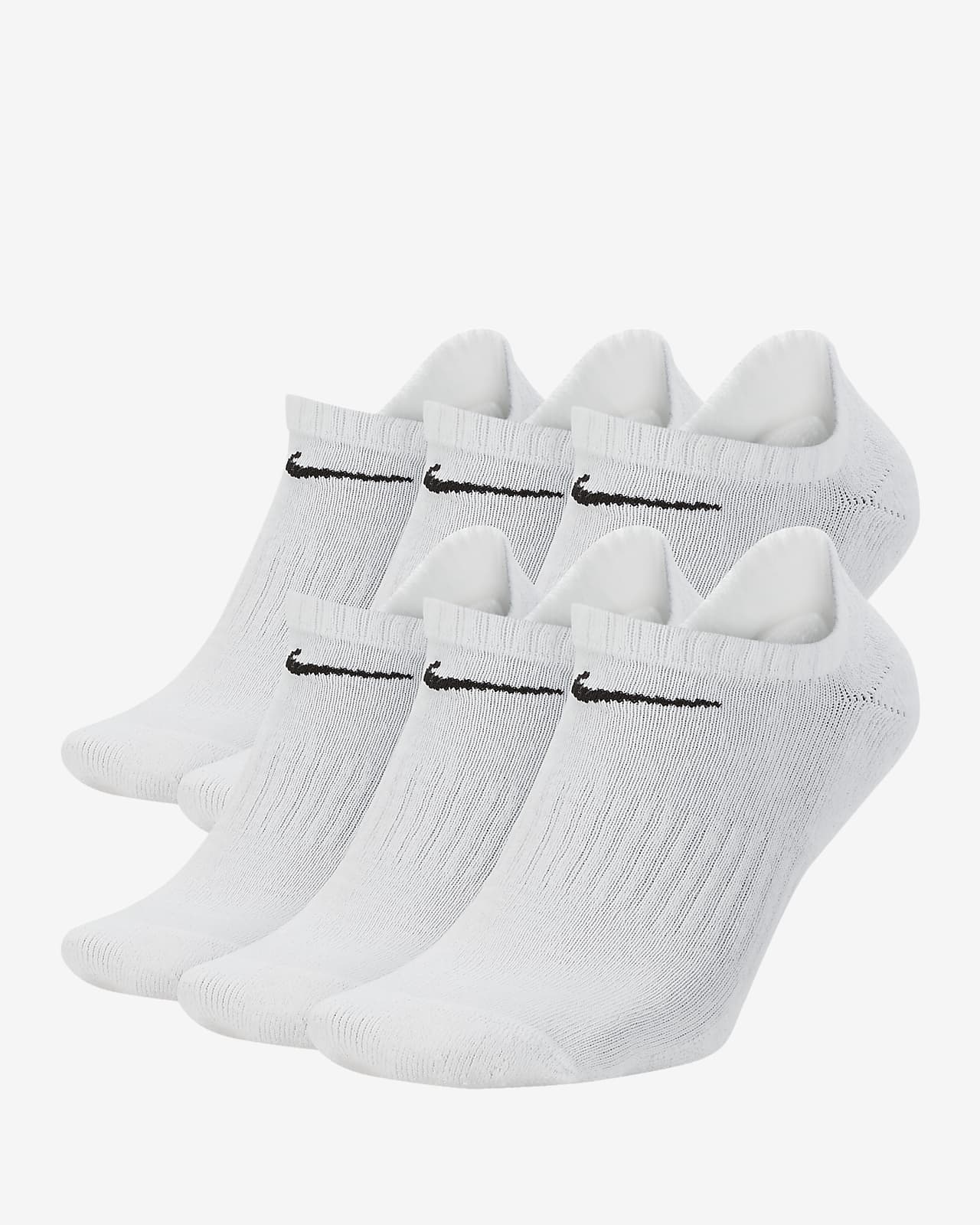 Chaussettes de training invisibles Nike Everyday Cushioned (6 paires)