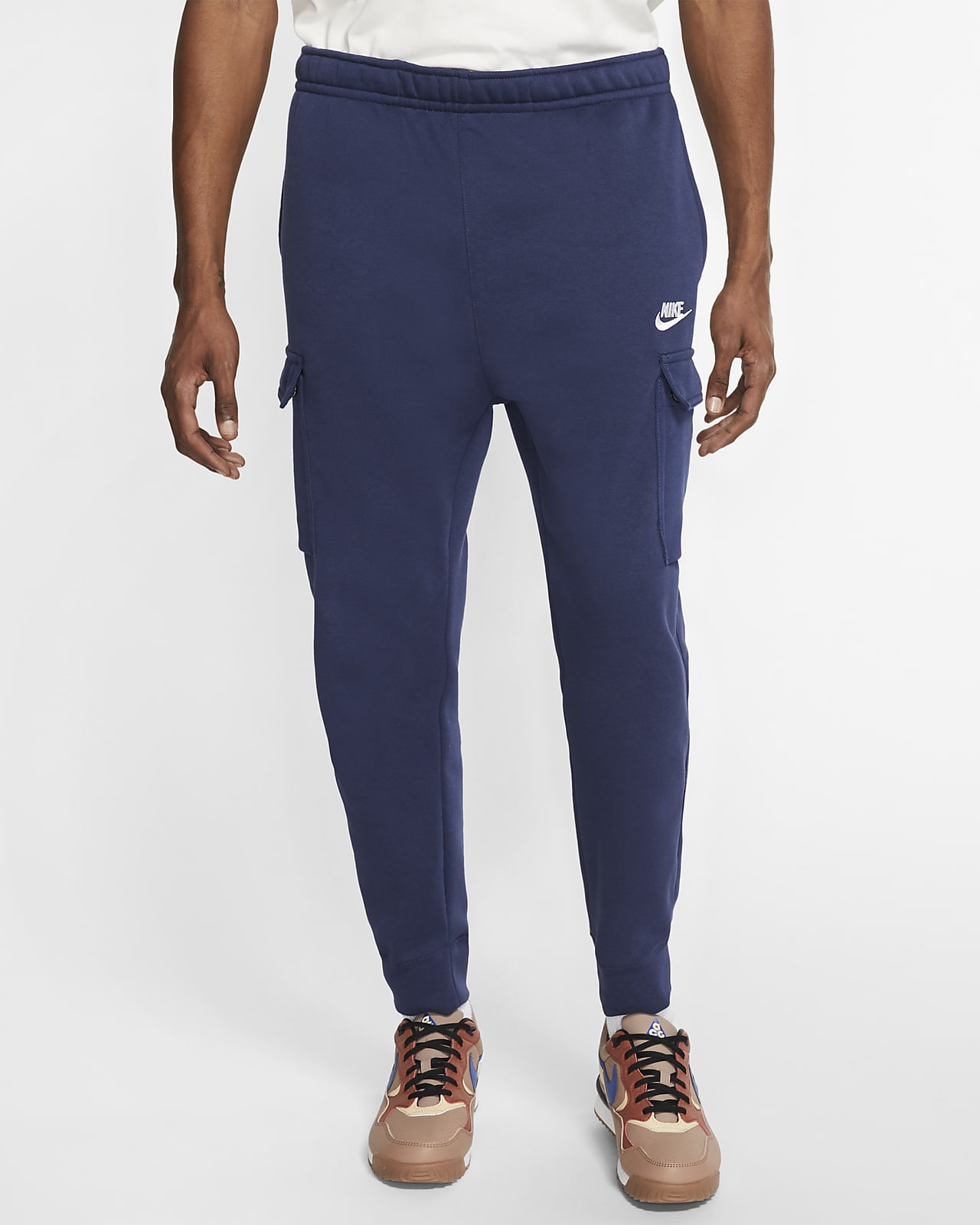 Pantalon nike bleu homme hot sale