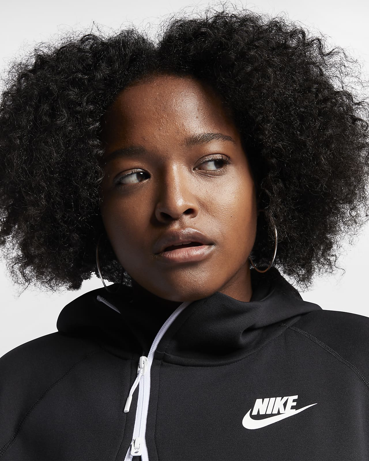 Nike Sportswear Tech Fleece Women's Full-Zip Cape (Plus Size). Nike AE
