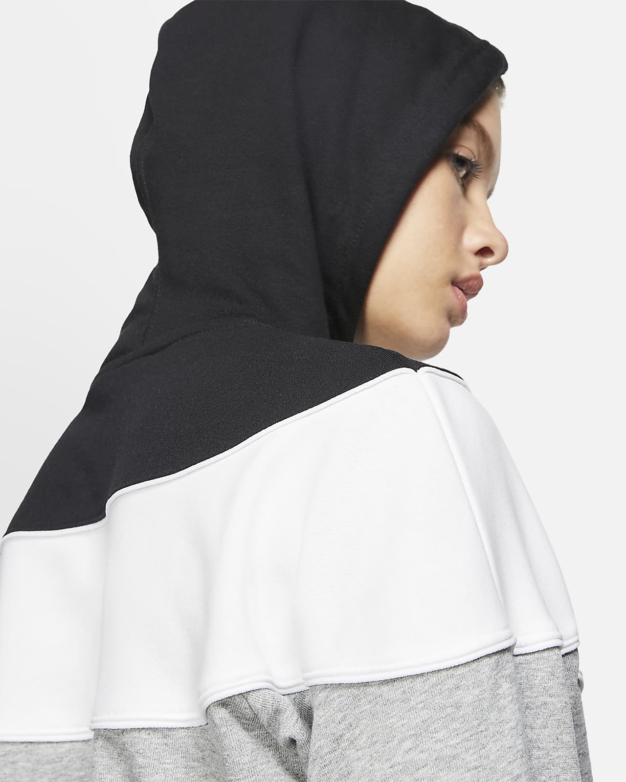 Nike Sportswear Heritage Women's Hoodie. Nike AT Nike Sportswear CLUB HOODIE Kapuzenpullover whiteblack