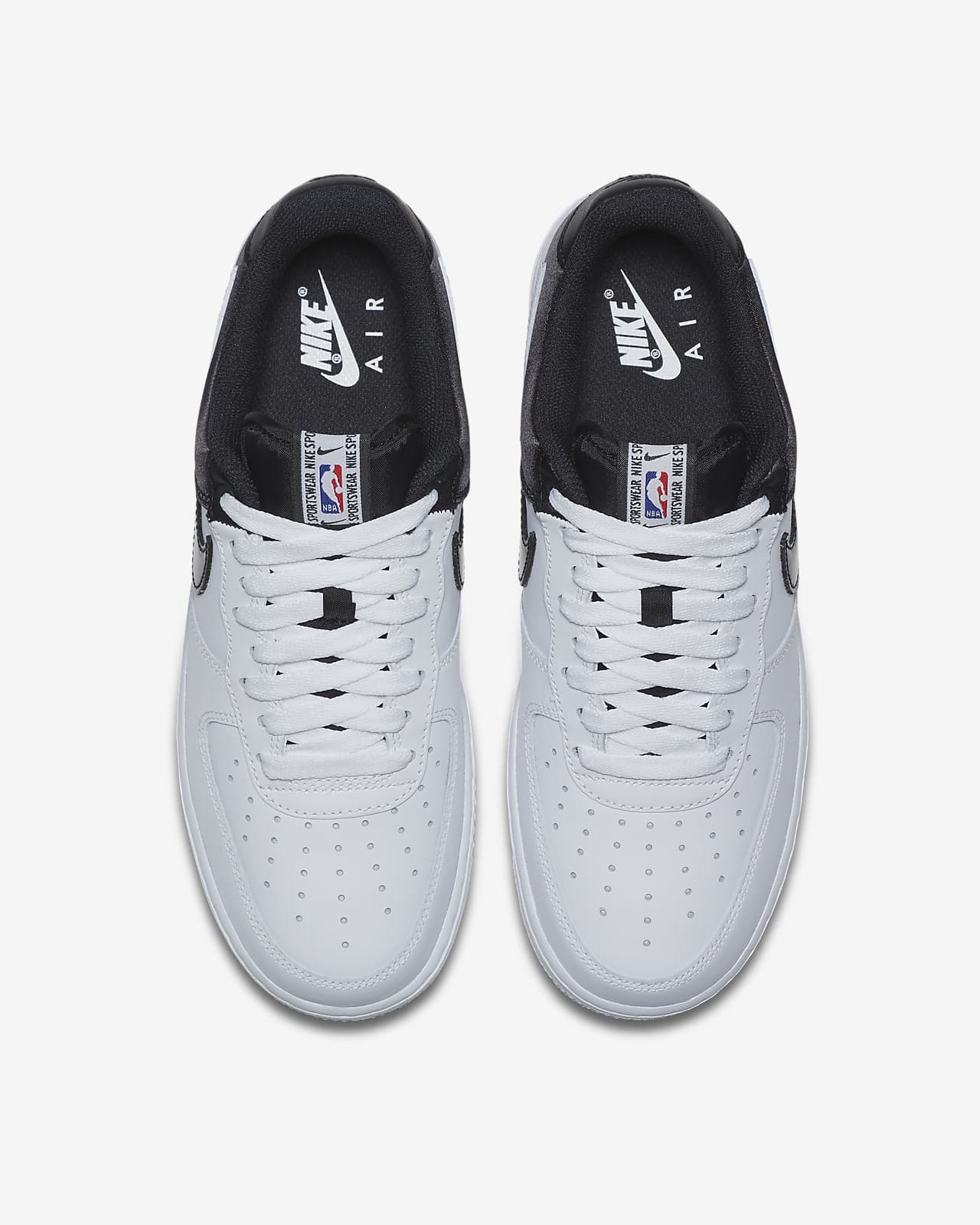 nike air force 1 nba nere