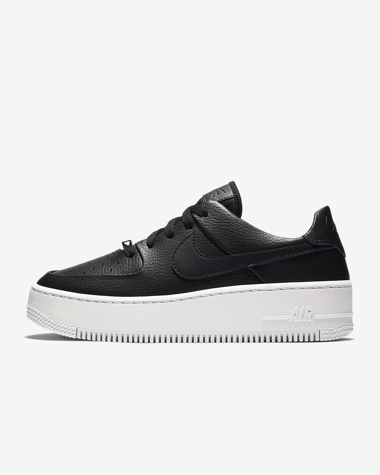 nike air force women black and white