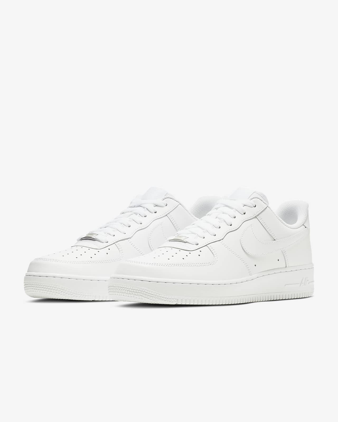 all white forces size 7