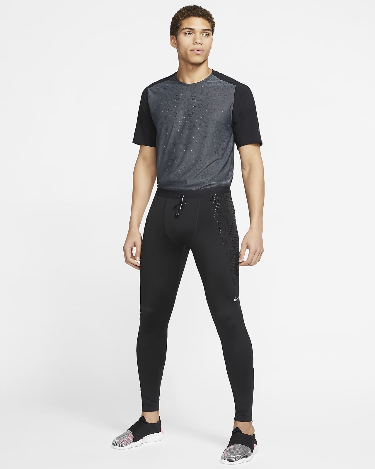 nike compression running tights