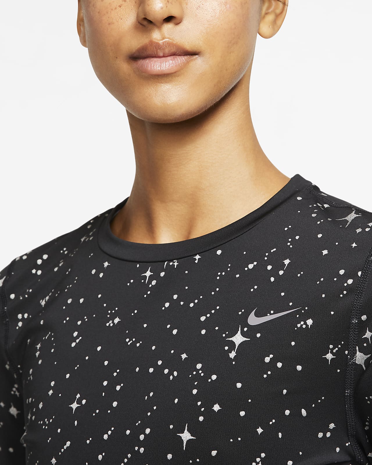 nike pro warm women's top