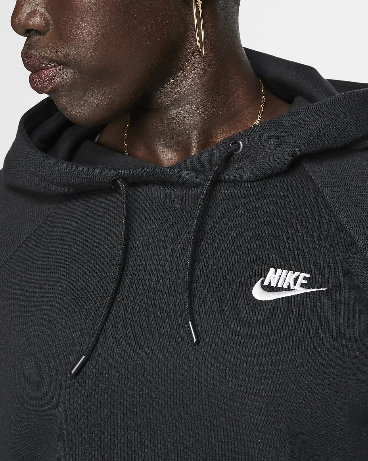 Sweat à capuche en tissu Fleece Nike Sportswear Essential pour Femme