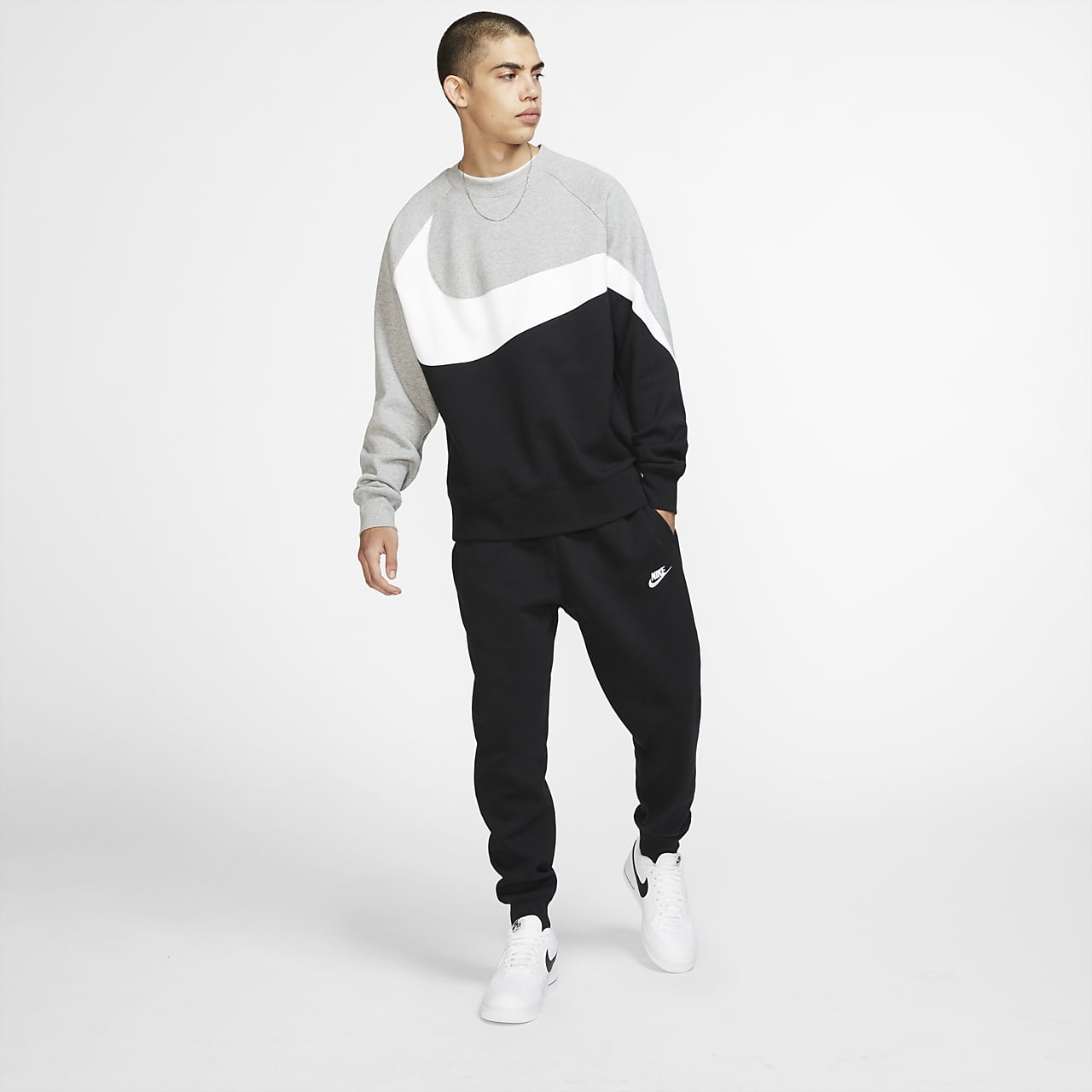 nike fleece jogging suits