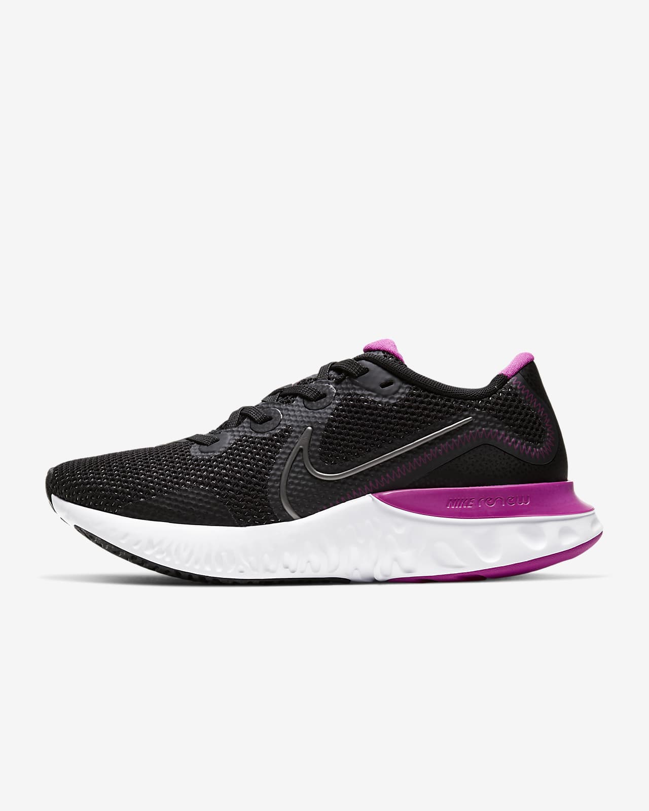 nike womens running shoes black and pink