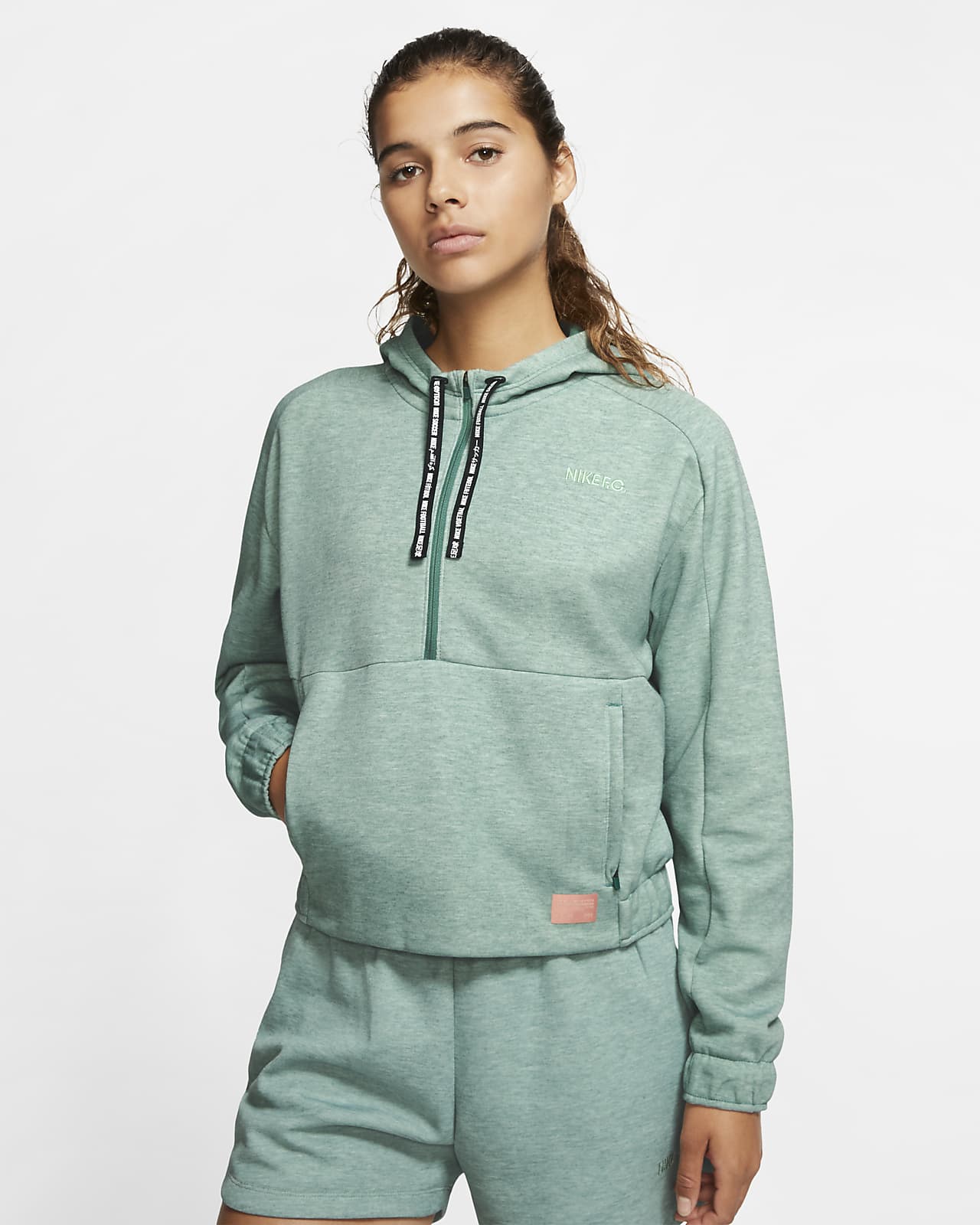 felpa nike donna verde