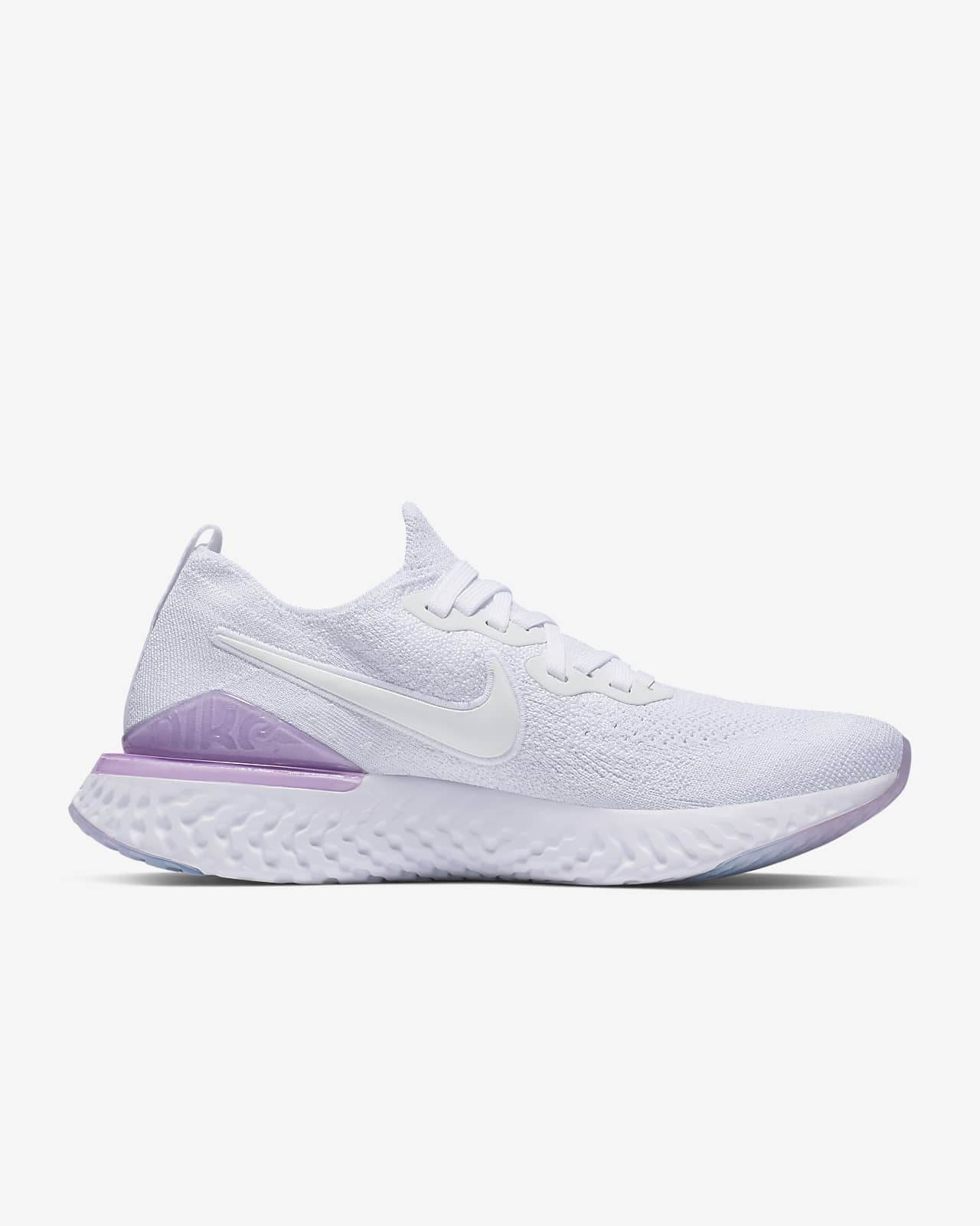nike epic react flyknit 2 white and purple