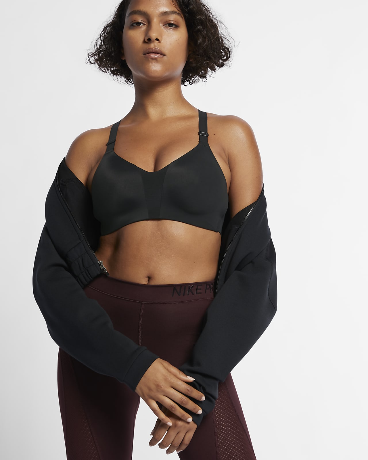 women's high support sports bra nike rival