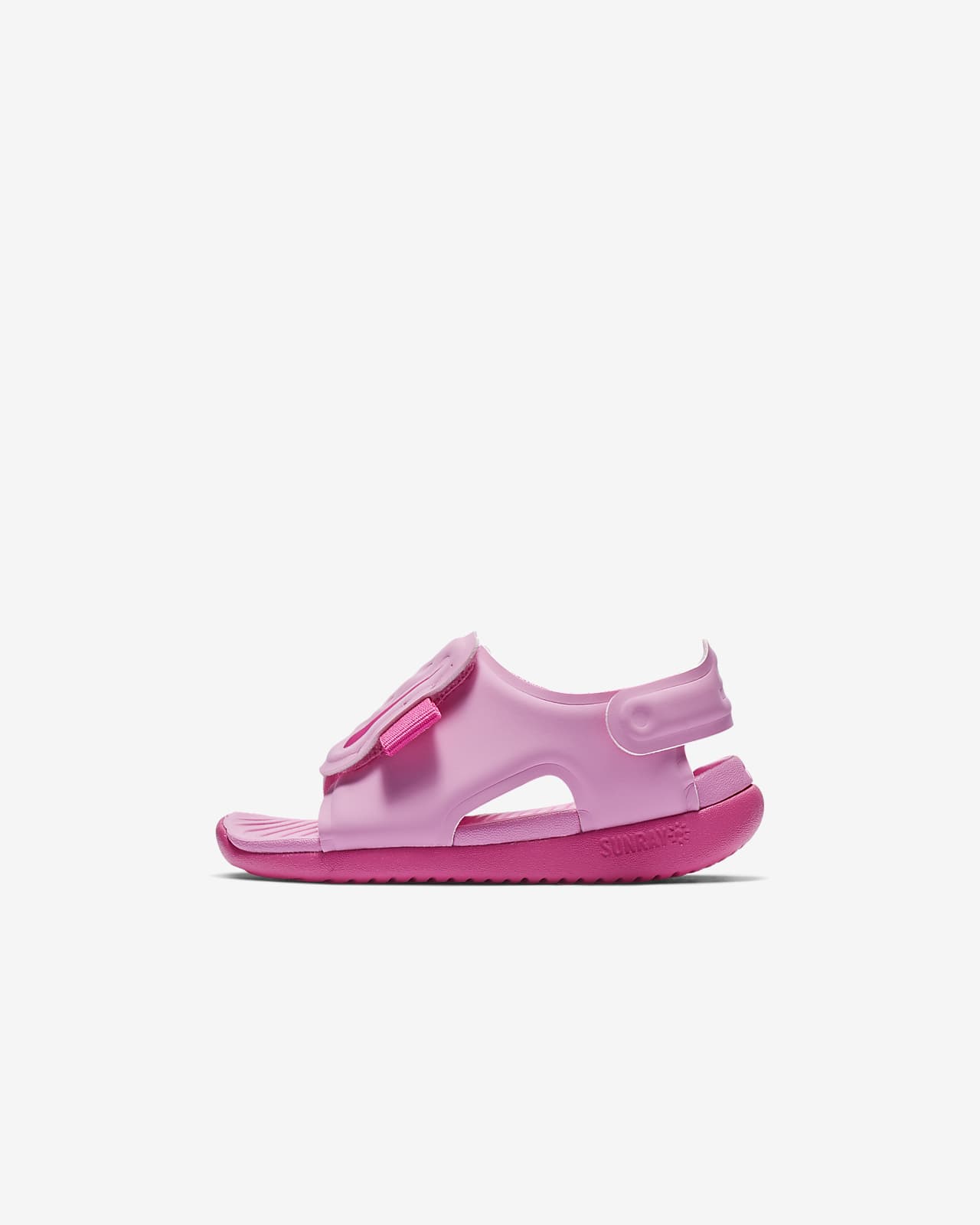 nike sunray sandals pink