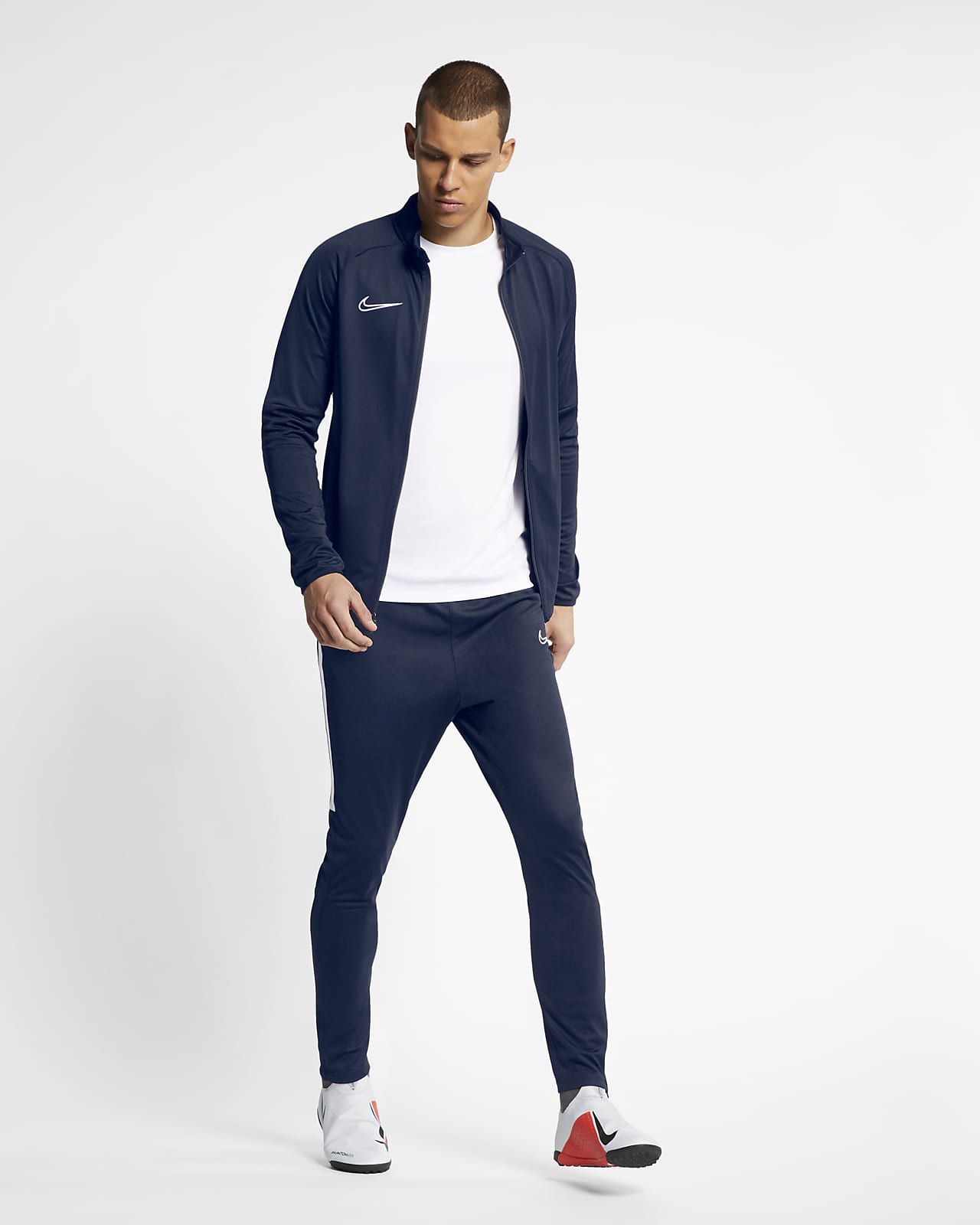 nike football dry academy joggers in navy