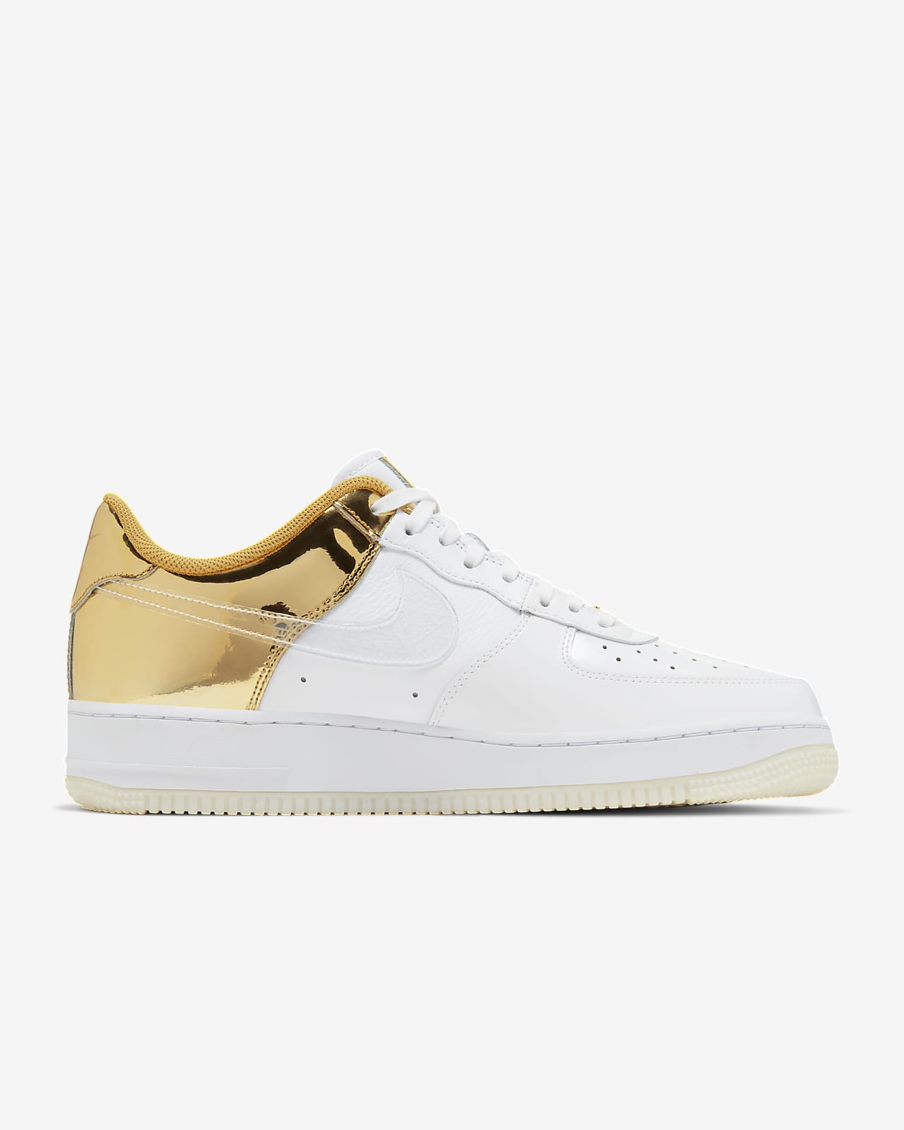 nike air force 1 gold patch
