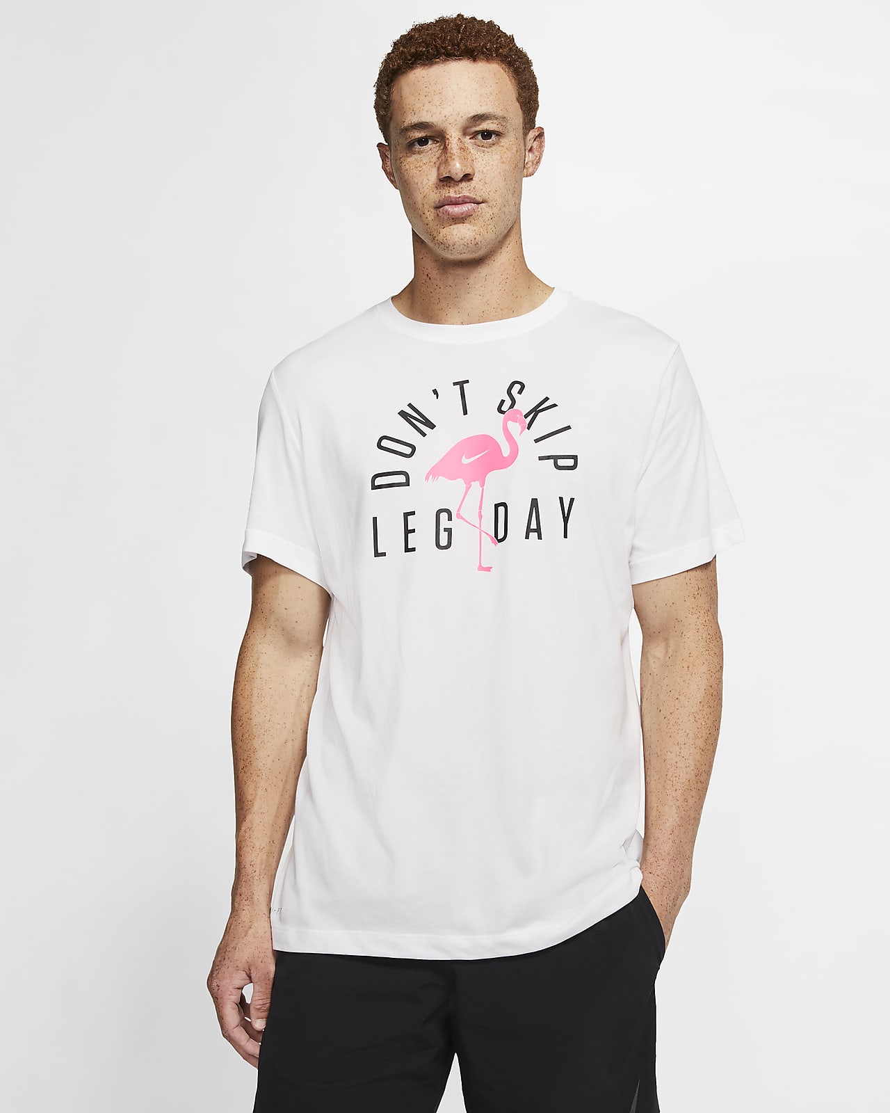 nike dont skip leg day flamingo shirt