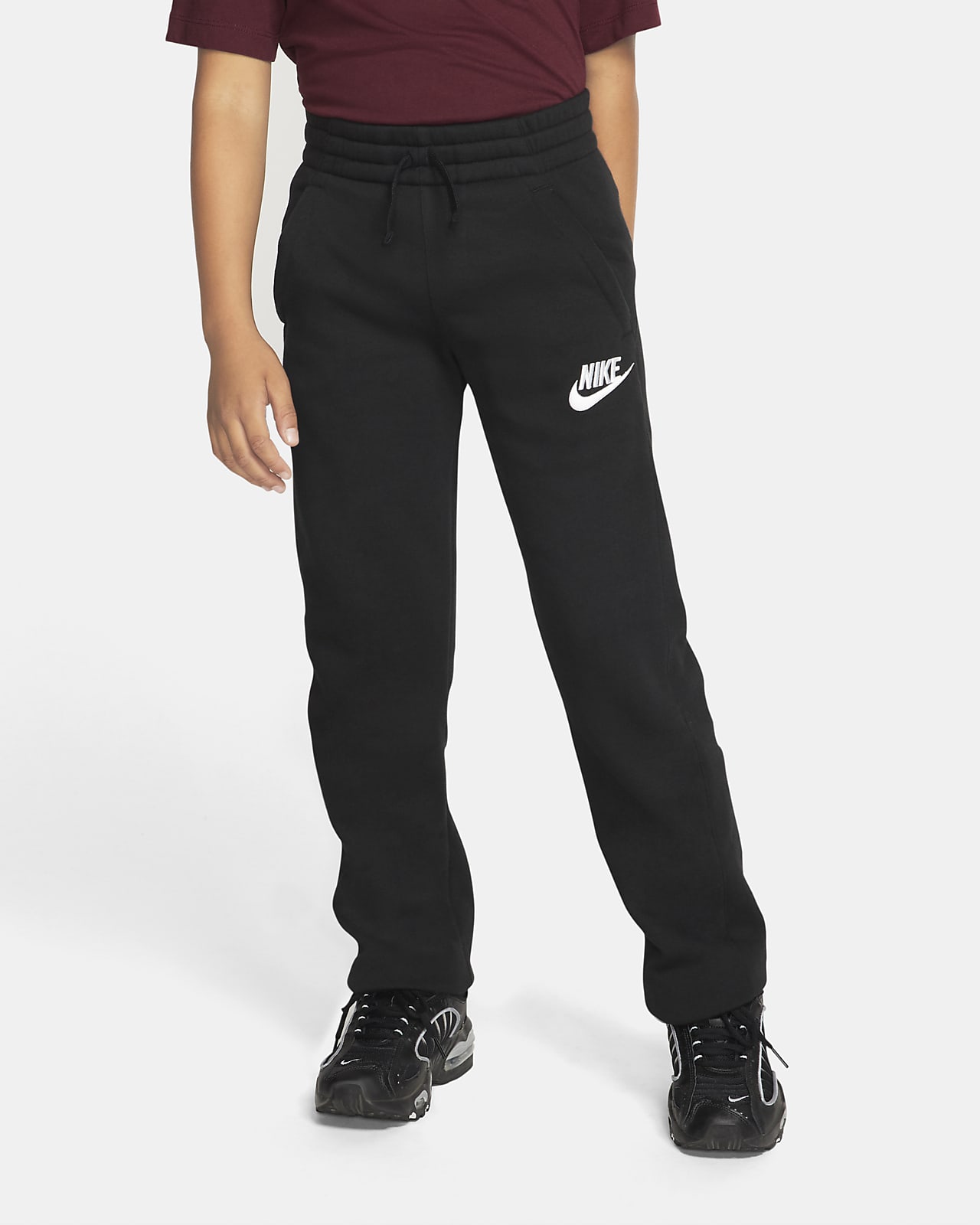 at tiltrække Vuggeviser støn Nike Sportswear Club Fleece Big Kids' (Boys') Open-Hem Pants. Nike.com