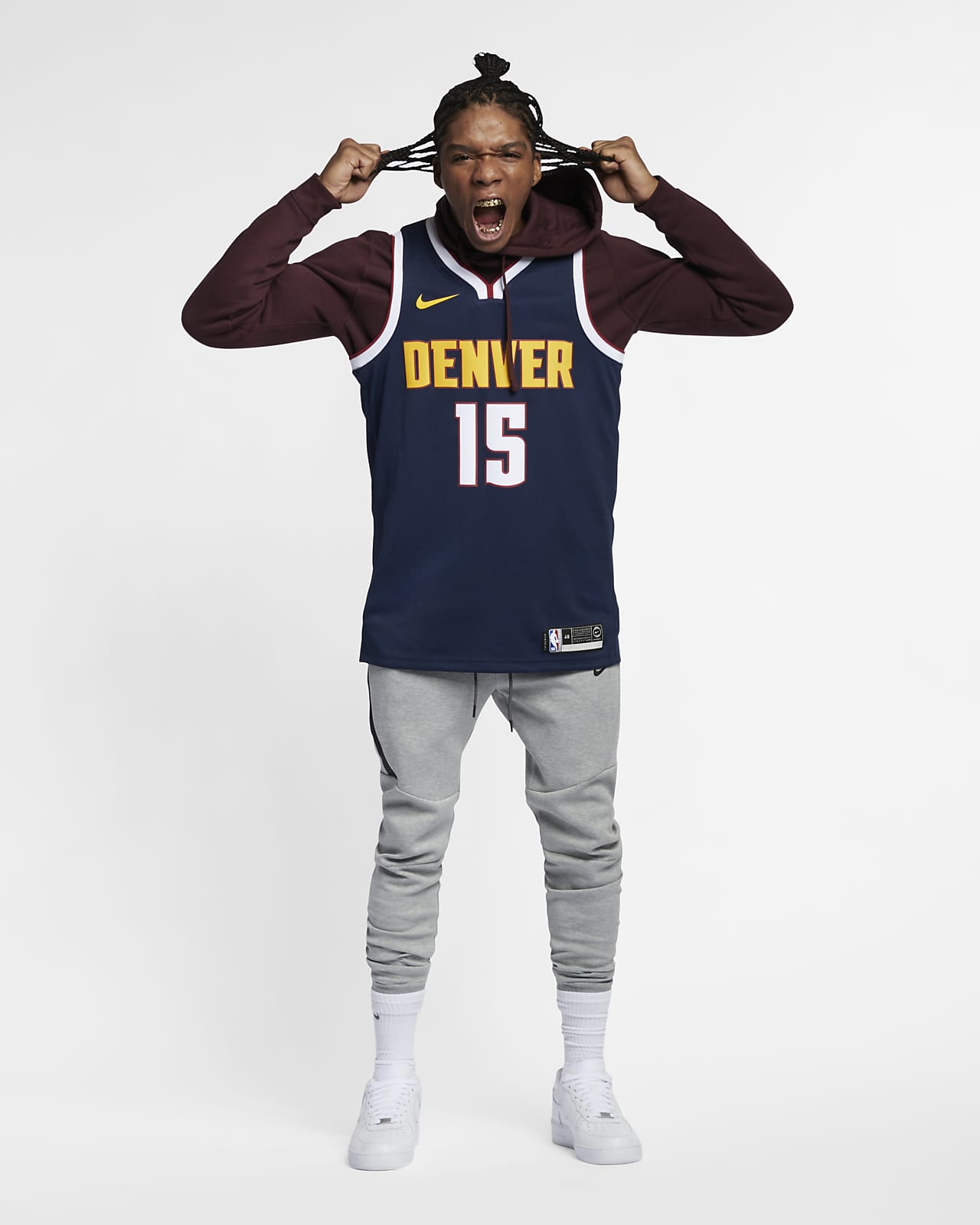 Nikola Jokic Nuggets Icon Edition Nike NBA Swingman Jersey ...