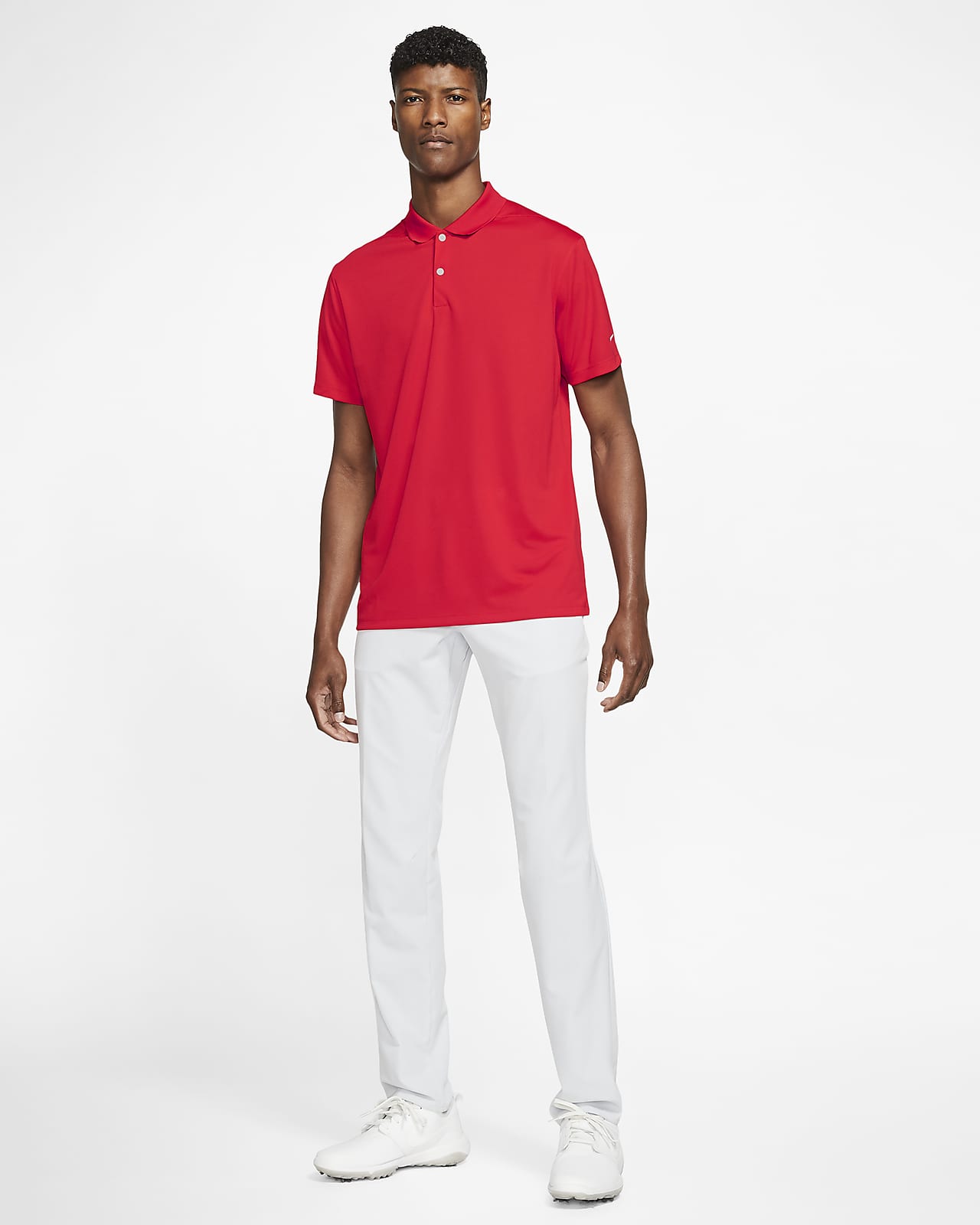 Nike golf shirt outlet red