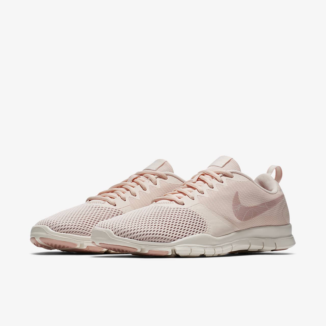 nike training flex essential trainers in pink