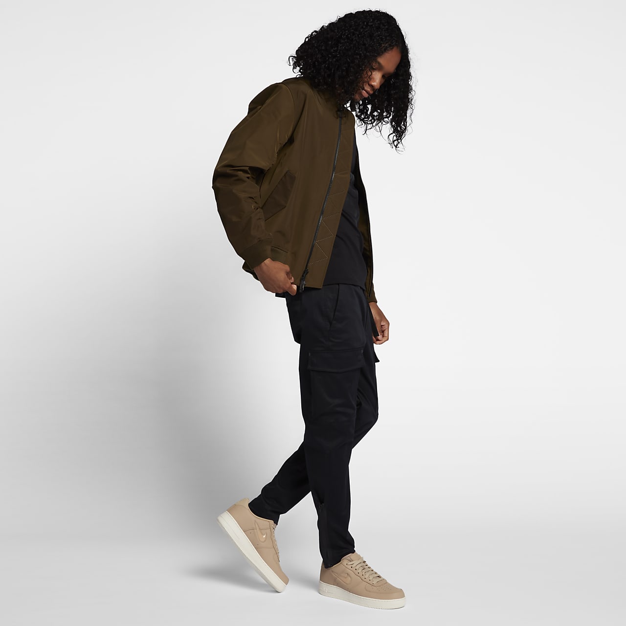 nikelab essentials bomber