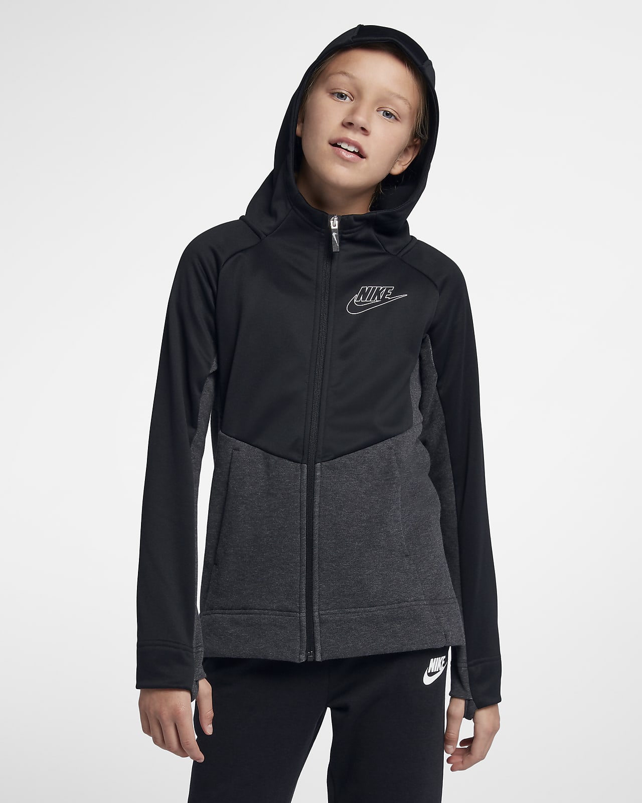 Gedetailleerd Moreel onderwijs Koningin Nike Sportswear My Nike Hoodie für ältere Kinder (Mädchen). Nike CH