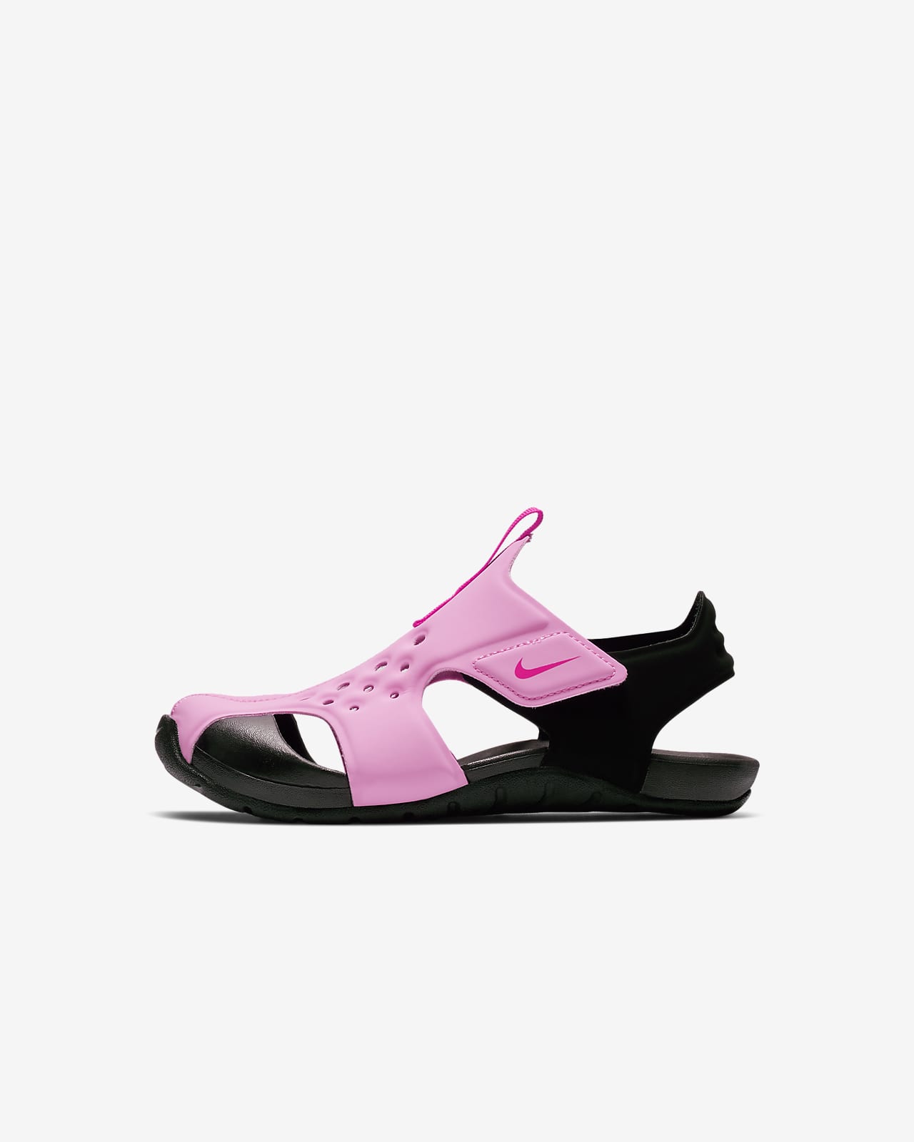 pink nike sunray sandals