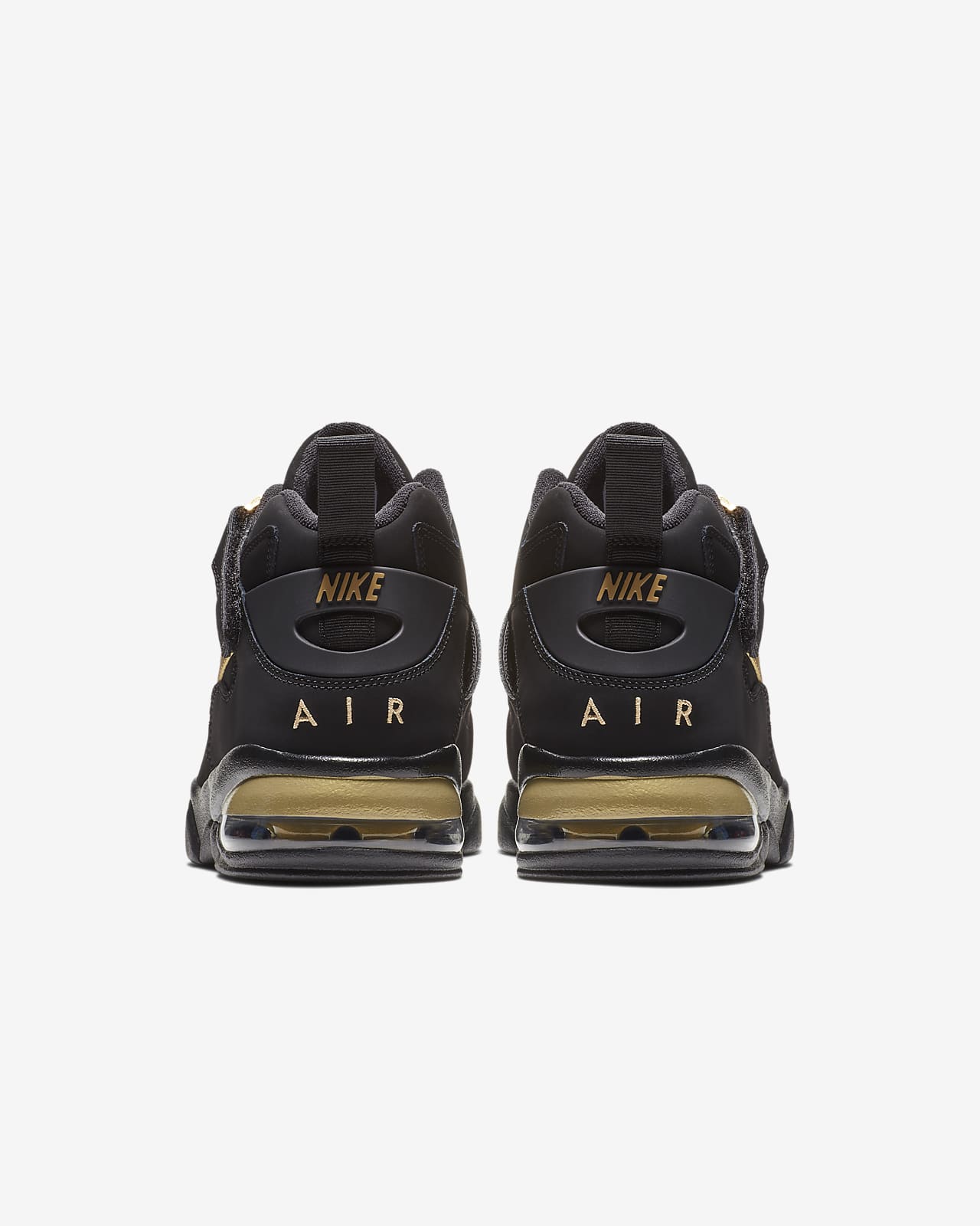 nike air force max cb black and gold
