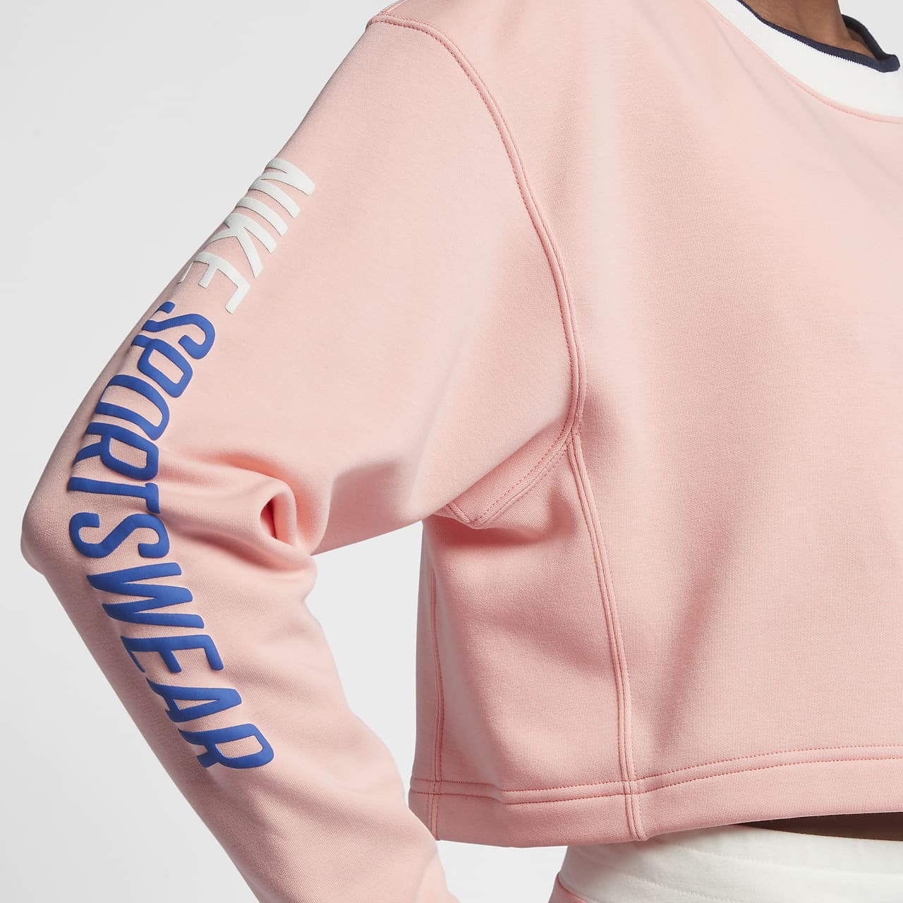 nike reversible crop sweatshirt