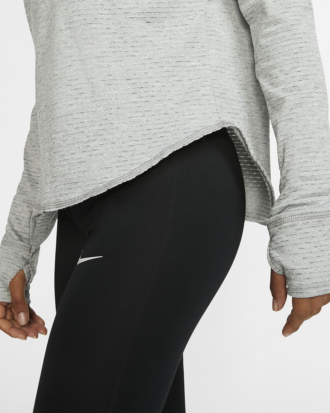 nike element women's long sleeve running top