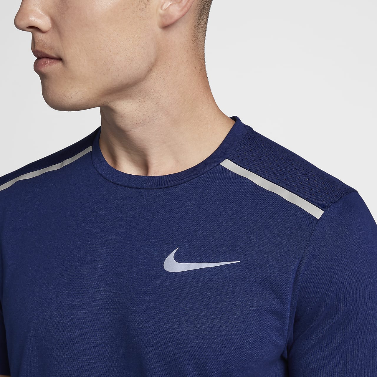 nike dri fit t shirt blue