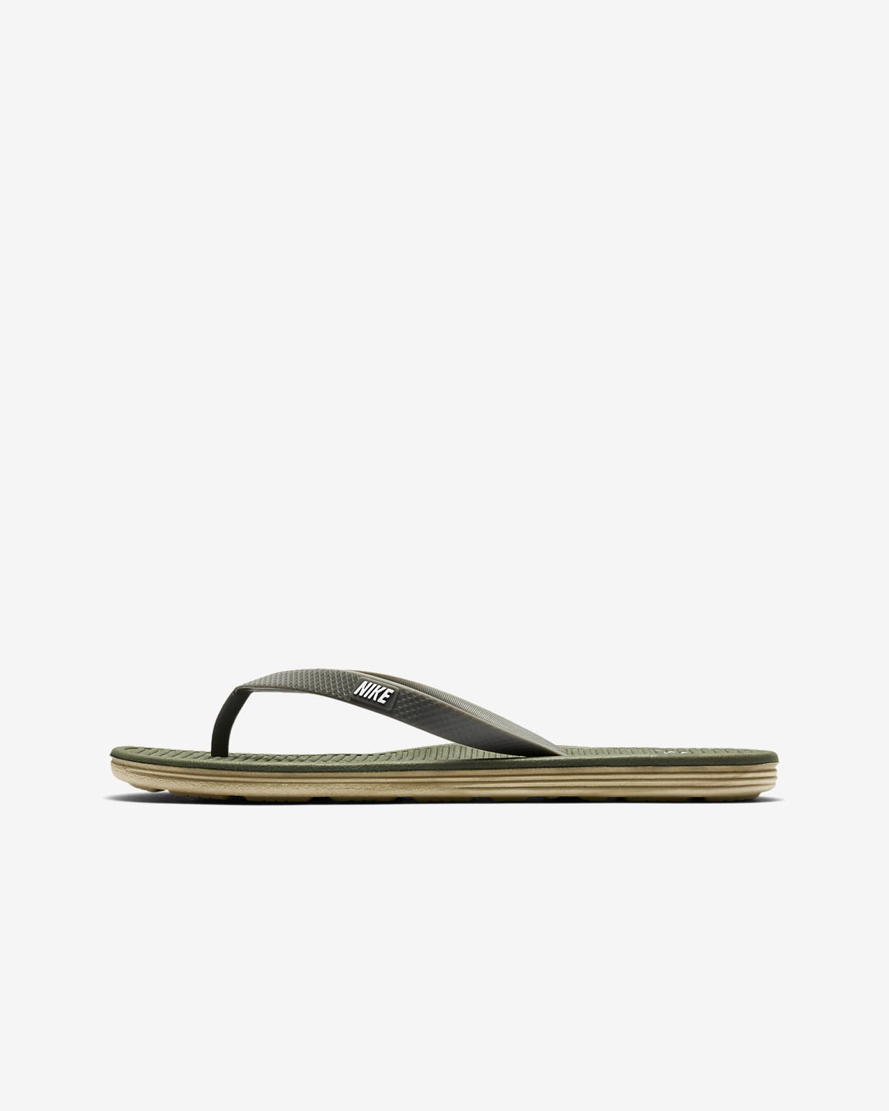 mens nike solarsoft flip flops